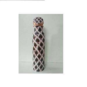 Nueva llegada botella de agua de cobre puro Scree Art recipiente de cobre para agua hirviendo que viaja - Product Image 3