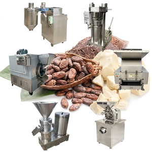 Butter Powder 22KW Cacao Bean Nibs Liquor/Mass Cocoa Processing Cocoa Crushing Plant <b>Paste</b> Production Making Machine Line - Product Image 1
