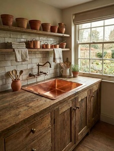 Fregadero de cobre, lavabo de cobre, cuenco de cobre, fregadero de cobre hecho a mano, fregadero de cobre puro, fregadero de cocina de cobre, fregadero de baño de cobre - Product Image 6