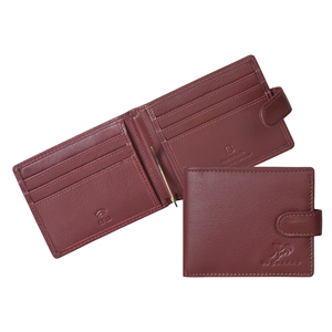 Elegant Brown Genuine Leather <b>Mens</b> Money Clip <b>Wallet</b> Snap Button Bifold Card Organizer <b>RFID</b> Secure Compact Premium <b>Wallet</b> - Product Image 6