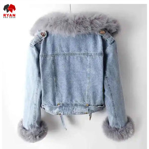 Veste en jean personnalisée Ryan Pro Gear pour femmes, tissu respirant et confortable avec logo personnalisé - Product Image 3
