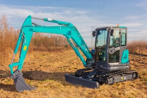 Excavadora de cadenas usada de 3000 kg, duradera, con motor diésel de alto torque y cucharón reforzado para movimiento de tierras pesadas - Product Image 4