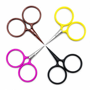 Mini ciseaux à coudre avec boucles rondes pour les doigts, pour la broderie et les travaux d'aiguille - Product Image 6