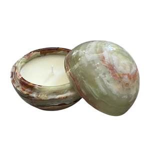 Porte-bougie en marbre onyx naturel, style turc moderne, de haute qualité - Product Image 5
