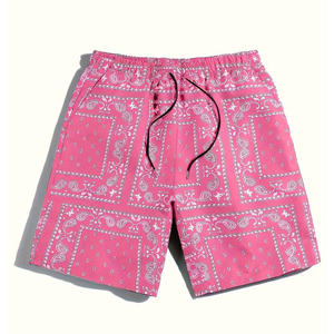 Pantalones Cortos Deportivos para Hombre, Color Naranja, Impermeables, Estilo Urbano, Cintura Media con Cordón, Casuales, Transpirables, de Spandex/Poliéster, para Verano - Product Image 5