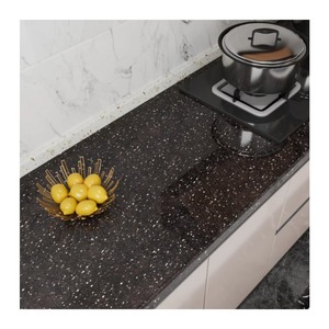 Strong Panchapalli Black Cutter Granite Slabs 3CM Polished Granite for Kitchen Countertops, Construction Projects and Exterior - Product Image 1