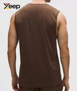 เสื้อกล้ามออกกำลังกายผู้ชาย XEEP รุ่น XC-GTT-53 ระบายอากาศได้ดี แห้งเร็ว พิมพ์ลายแบบ Heat-Transfer ผ้าถัก 100% คอตตอน คอกลม สีพื้น - Product Image 4