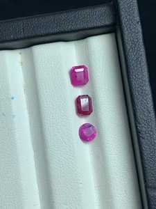 Natural Afghan Ruby <b>Cushion</b> & Round Cut Gemstones <b>Small</b> Size Red Ruby Loose Stones For Jewelry Making - Product Image 6