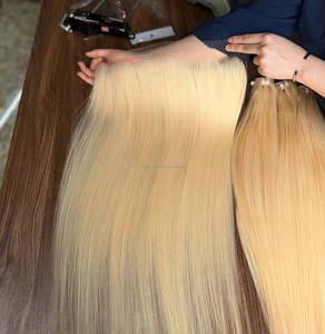 Produits capillaires vietnamiens de haute qualité : lots de cheveux humains vierges avec closure en dentelle pour perruques Lace Front complètes en cheveux naturels - Product Image 2