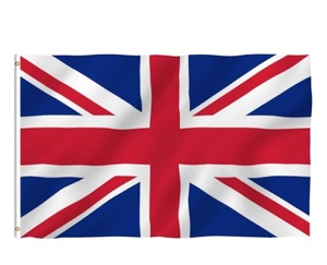 Drapeaux nationaux personnalisés en polyester imprimés numériquement à bas prix pour l'assurance automobile, 50 pays pour l'agriculture - Product Image 1