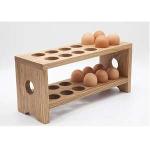 Estante para Huevos de Madera Ecológico con 18 Ranuras, Proveedor de Fábrica al por Mayor, Estante para Huevos Personalizado en Oferta - Product Image 3