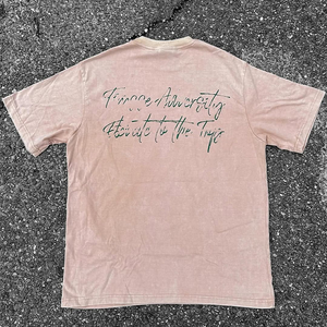 Conjunto personalizado de verano Unisex, lavado ácido, pantalones de chándal y conjuntos de camisetas, chándal deportivo, ropa de calle, chándales de algodón para hombres - Product Image 5