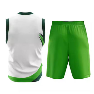 ชุดบาสเก็ตบอลโพลีเอสเตอร์ระบายอากาศดี ขายดี MOQ ต่ำ รับสกรีนลายแบบ Sublimation เสื้อเจอร์ซีย์ผู้ชายสำหรับขายออนไลน์ - Product Image 2