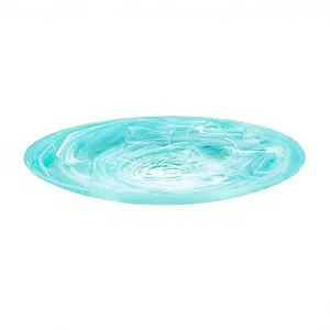 Bol en résine vert céladon, design oriental, vaisselle artisanale, bol de service - Product Image 5
