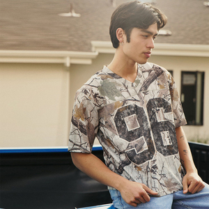 Camiseta de Fútbol de Malla Sublimada con Diseño Boxy, Cuello en V, Manga Corta, Secado Rápido, Ecológica, Transpirable, de Poliéster - Product Image 6