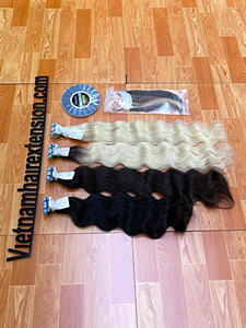 Extensiones de Cabello con Cinta Adhesiva, Cabello Remy Vietnamita Teñido, para Todos los Colores - Product Image 4