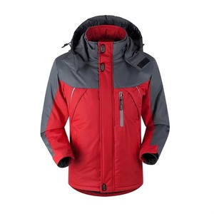 <b>Men</b> <b>Winter</b> <b>Jacket</b> Fleece Lined Thermal <b>Waterproof</b> Windproof Hooded Softshell Outdoor Coat Black Green Blue Red Custom Logo OEM - Product Image 3