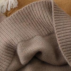 Suéter Americano Retro Bflazy con Borlas y Parches de Secado Rápido para Hombre, Versión Coreana Japonesa, Tejido en Contraste, Invierno - Product Image 5