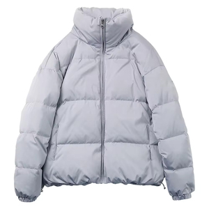 Customized Fashionable Women's Motorcycle Puffer Jackets High Quality Breathable Reversible Waterproof Zipper Floral Pattern - Product Image 4