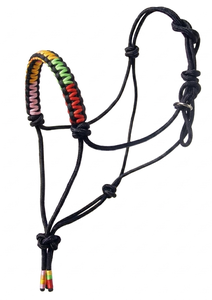 HM GLOBAL Cuerda de Nylon Trenzado Multicolor de Alta Calidad, Duradera y de Larga Duración, con Herrajes de Hierro Niquelado para Caballos Western - Product Image 4
