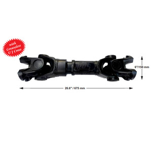 Junta Universal OEM de Acero Inoxidable de Alta Resistencia, Eje de Transmisión Industrial sin Grasa, Longitud Total de 625 mm, Junta de Brida de 150 mm - Product Image 1