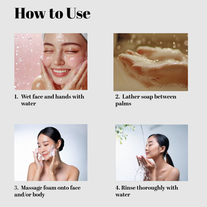 Alpha paparl Papain & Vitamin E xà phòng 3-gói thảo dược mặt sữa rửa mặt - Product Image 4