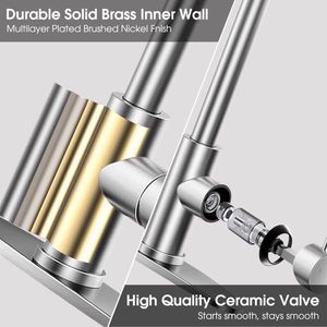 Robinet de cuisine intelligent sans contact, pulvérisateur d'évier de cuisine à 4 modes, résistant aux traces de doigts, double température, outil manuel - Product Image 6