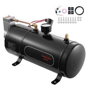 Sistema de Compresor de Aire a Bordo de 12V, Compresor de Bocina de Tren de 0.8 Galones/3L, Presión de Trabajo de 120 psi - Product Image 6