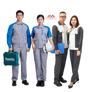 ชุดเสื้อผ้าทำงานสไตล์ทำงานสำหรับคนงานโรงงานชุดทำงานตามสั่งเสื้อกั๊กนิรภัยสะท้อนแสง - Product Image 1