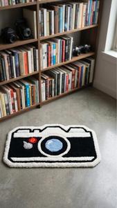Alfombra Decorativa Única y Creativa, Hecha a Mano con Lana, Antideslizante, con Patrón Geométrico, Suave y Afelpada, para Dormitorio o Sala de Estar - Product Image 4