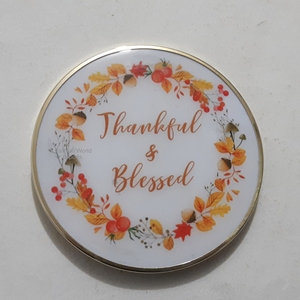 Posavasos 3D de madera esmaltada con pintura para bebidas, posavasos de té de madera MDF personalizado, alfombrilla y almohadilla para Decoración de mesa - Product Image 2