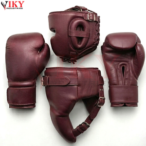 Nouvel arrivage : Ensembles d'équipements de boxe légers et de bonne qualité, couleur bordeaux, service OEM/ODM, marque privée, vente en gros usine - Product Image 2