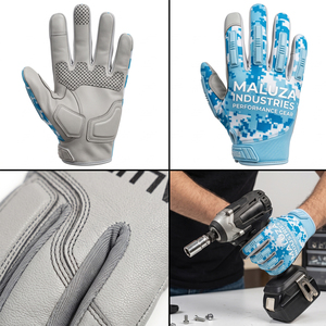MALUZA INDUSTRIES Professional Automotive Repair Mechanic <b>Gloves</b> Shockproof Anti-Impact Touchscreen Grip Industrial Garage Work - Product Image 4