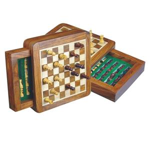 Juego de Ajedrez de Madera Plegable al por Mayor de Fábrica, con Logotipo Personalizado, Tablero de Madera Portátil, Juego Educativo e Intelectual, Ideal para Regalo - Product Image 5