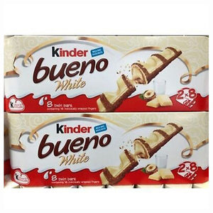 Nuevas Barras de Chocolate Blanco Kinder Bueno, Paquete de 30 Unidades, 43g Cada Caja, al Mejor Precio, Según Demanda del Cliente - Product Image 1
