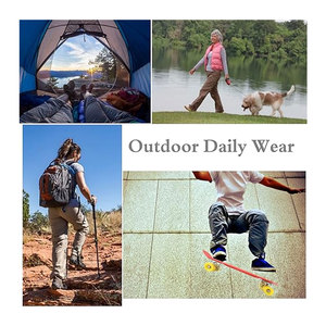 กางเกงคาร์โก้สำหรับผู้ชาย กางเกงริปสตอปกันน้ำ น้ำหนักเบา ระบายอากาศได้ดี พร้อมผ้าที่ยืดหยุ่นสำหรับงานกลางแจ้ง - Product Image 6