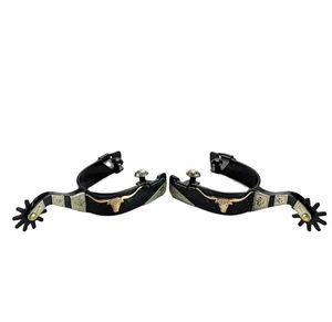 Éperons de cheval professionnels en acier inoxydable, confortables, durables, couleur personnalisée, emballage personnalisé, design personnalisable, logo personnalisé - Product Image 1
