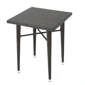 Tavolo da Bar Quadrato in Vimini da Esterno 32 Pollici - Product Image 6