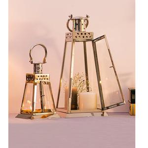 Lanternes décoratives en métal doré de qualité export moderne, de tailles variées, pour la décoration de la maison - Product Image 6