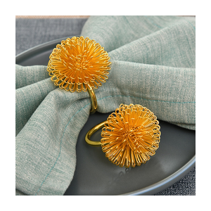 High Quality Aluminum <b>Napkin</b> <b>Ring</b> Lightweight Reusable Durable Modern Dining Table Accessory for Hotels Restaurants Events Party - Product Image 2