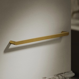 Stainless Steel Bathroom <b>Towel</b> Holder Dual <b>Rail</b> Wall Mounted Metal Rack - Product Image 5