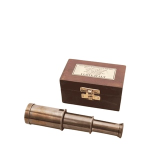 Télescope antique avec boîte, prix de gros, style vintage, accessoires cadeaux, support OEM - Product Image 1