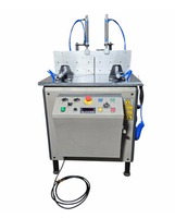 Máquina de corte CNC de doble cabezal totalmente automática de alta calidad para perfiles de UPVC y aluminio, ideal para puertas, ventanas, terrazas acristaladas y mamparas de ducha.