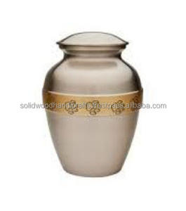 Urnas para adultos de latón de nuevo diseño, urnas hechas a mano para urnas decorativas para hombres y mujeres, urnas funerarias con alta calidad - Product Image 4