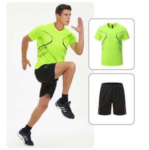 Vêtements de sport pour hommes, ensembles d'entraînement coupe-vent d'automne, vêtements athlétiques, maillots de football, shorts, tenues de basketball, de course, de gym et de football - Product Image 6