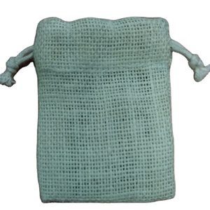 Bolsas con cordón de algodón 100%, bolsas de regalo, bolsas para recoger monedas, cierre pequeño, sostenible, reutilizable, moderno y suave con estilo - Product Image 1