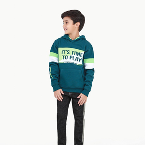 ELIVEERA ENTERPRISES Sudadera con Capucha Casual para Niños y Bebés, Forro Grueso de Algodón y Felpa, Sudadera de Verano Cálida, Logotipo Personalizado OEM ODM - Product Image 4