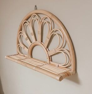 Handmade Decorative Rattan Towel <b>Rack</b> With Natural Patterns Ideal For Enhancing Interior Themes And Minimalist Home Spaces - Product Image 6