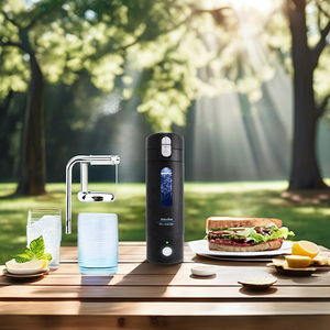 Botella de Agua Rica en Hidrógeno con Ionizador de Titanio USB Buder Cold (350 ml), Concentración de Hidrógeno de 1000 Ppb, 50 GPD, para Auto/RV/Hotel/Aire Libre - Product Image 5