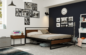 Cadre de lit de qualité supérieure avec pied de lit en bois massif sculpté à la main, chambre à coucher de luxe, lit king-size en bois fait main, meilleur mobilier - Product Image 6